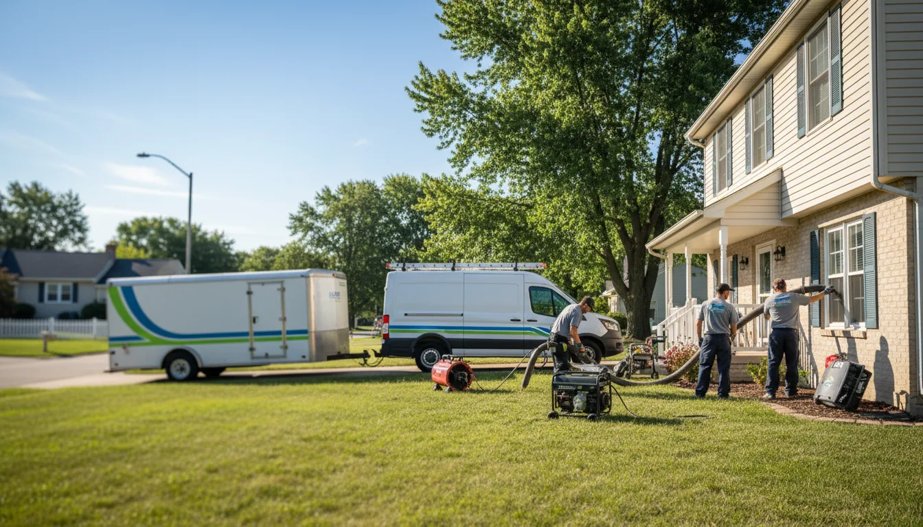 Flooded Basement Restoration And Cleanup With Repair in Yale, IA near me